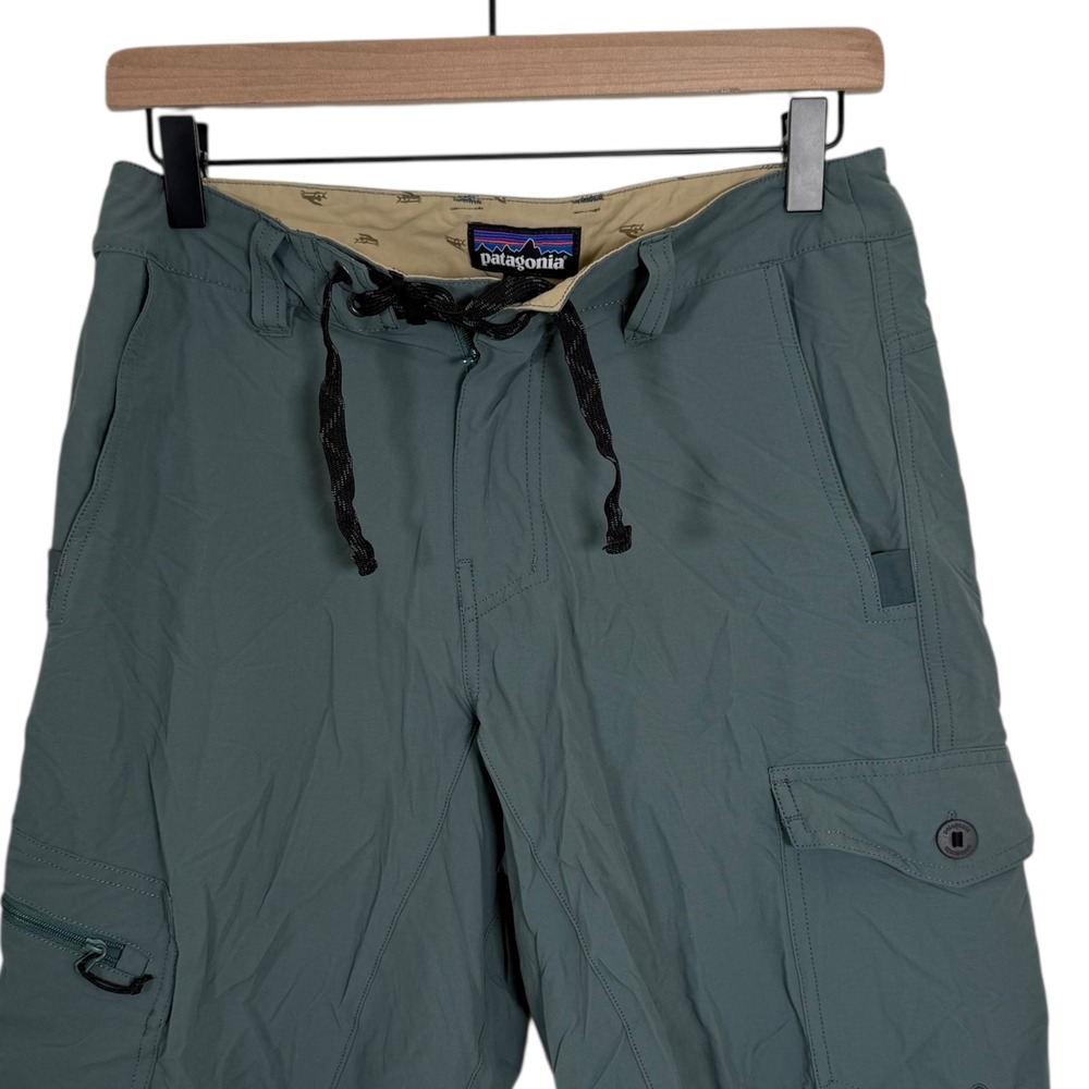 Patagonia Men's Water Shorts Cargo Pockets Drawstring Waist Size 30